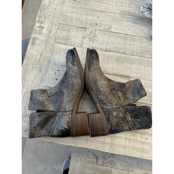 Diba True Walnut Grove Round Toe Pull On Distressed Women’s 8 Brown Casual Boots - Picture 5 of 8